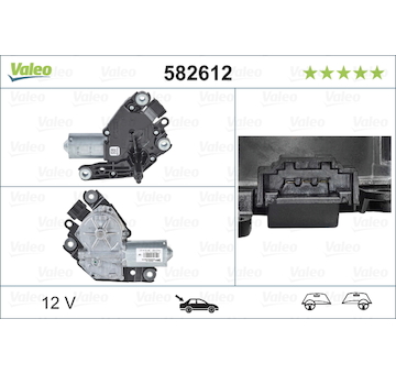 Motor stěračů VALEO 582612