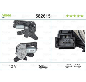 Motor stěračů VALEO 582615