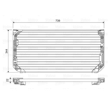 Kondenzátor, klimatizace VALEO 814045
