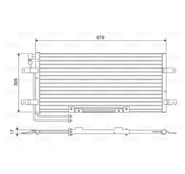 Kondenzátor, klimatizace VALEO 814079