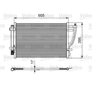 Kondenzátor, klimatizace VALEO 814493