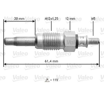 Žhavicí svíčka VALEO 345108