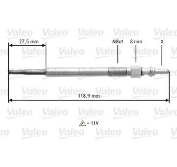 Zhavici svicka VALEO 345118