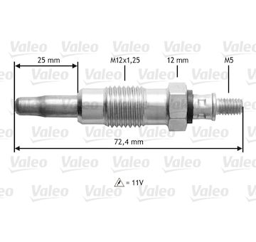 Zhavici svicka VALEO 345119