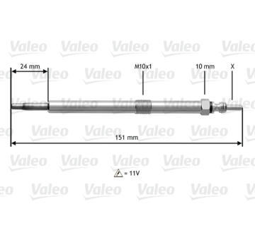 Žhavicí svíčka VALEO 345120