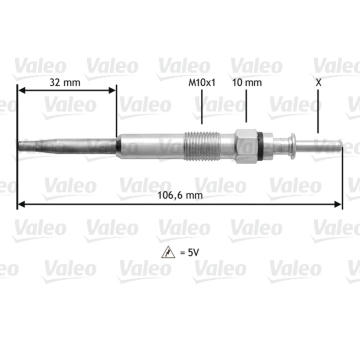 Zhavici svicka VALEO 345134