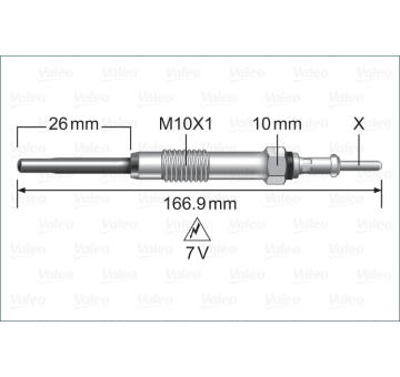 Žhavicí svíčka VALEO 345259