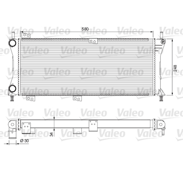 Chladič, chlazení motoru VALEO 232792