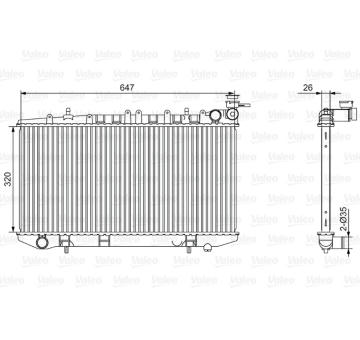 Chladič, chlazení motoru VALEO 701529