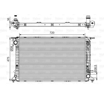 Chladič, chlazení motoru VALEO 701537
