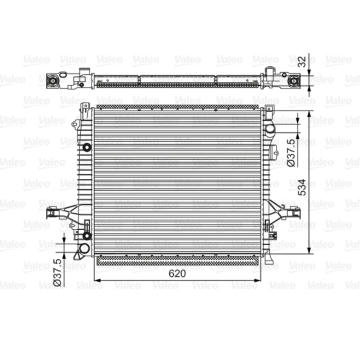 Chladič, chlazení motoru VALEO 701539