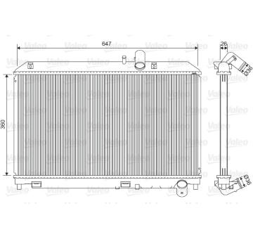 Chladič, chlazení motoru VALEO 701561