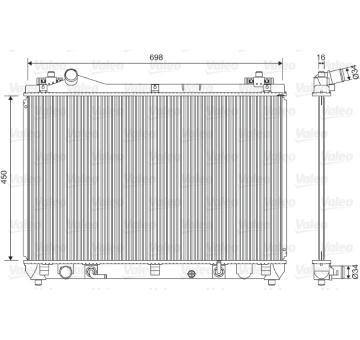 Chladič, chlazení motoru VALEO 701592