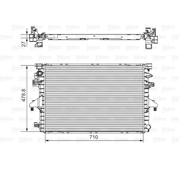 Chladič, chlazení motoru VALEO 701654