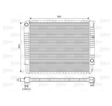 Chladič, chlazení motoru VALEO 732368