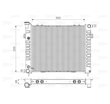 Chladič, chlazení motoru VALEO 732713