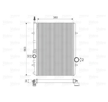 Chladič, chlazení motoru VALEO 732906