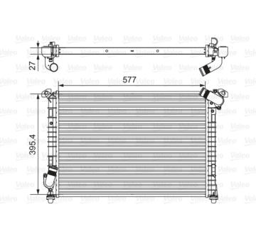 Chladič, chlazení motoru VALEO 734328
