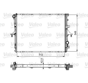 Chladič, chlazení motoru VALEO 734740