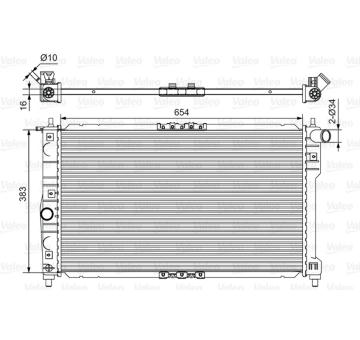 Chladič, chlazení motoru VALEO 734767