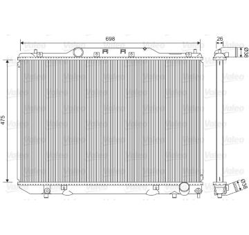 Chladič, chlazení motoru VALEO 734850