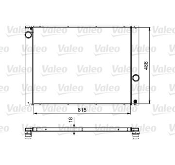 Chladič, chlazení motoru VALEO 734898