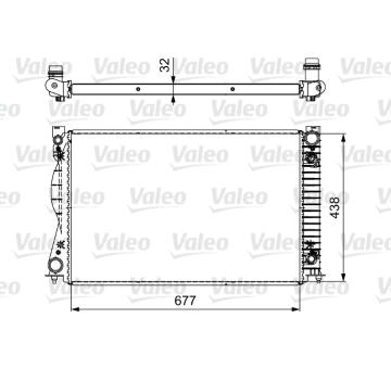 Chladič, chlazení motoru VALEO 735032