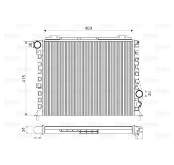 Chladič, chlazení motoru VALEO 811068