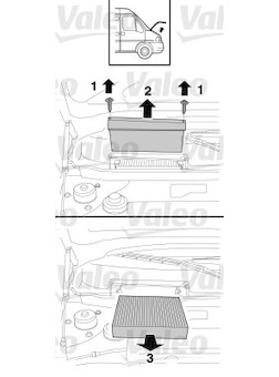 Filtr, vzduch v interiéru VALEO 716030