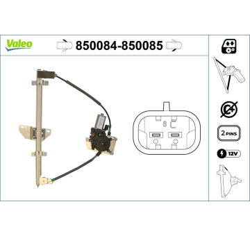 Zvedací zařízení oken VALEO 850084