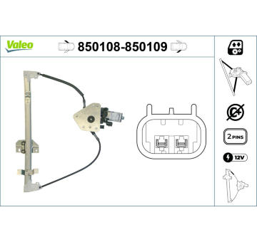 Zvedací zařízení oken VALEO 850108