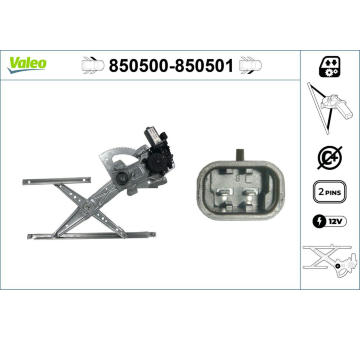 Zvedací zařízení oken VALEO 850500
