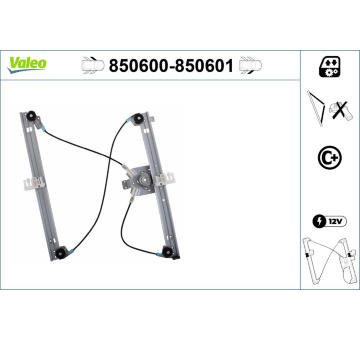 Zvedací zařízení oken VALEO 850600