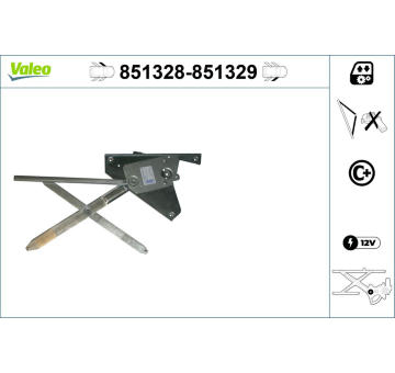 Zvedací zařízení oken VALEO 851328