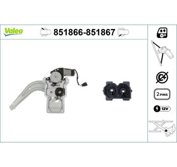 Zvedací zařízení oken VALEO 851866
