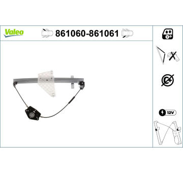 Zvedací zařízení oken VALEO 861060