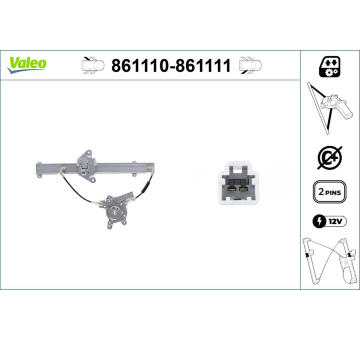 Zvedací zařízení oken VALEO 861110