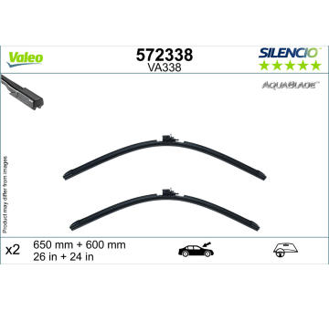 List stěrače VALEO 572338