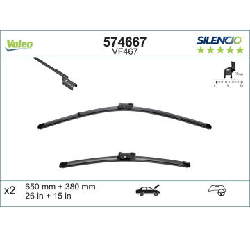 List stěrače VALEO 574667