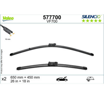 List stěrače VALEO 577700