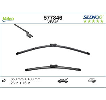 List stěrače VALEO 577846