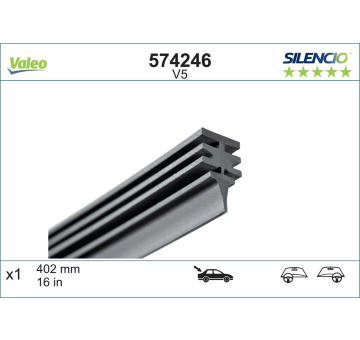 Stírací gumička VALEO 574246