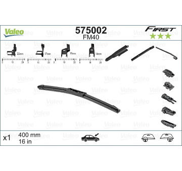 List stěrače VALEO 575002