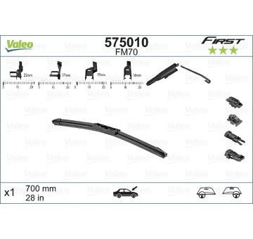 List stěrače VALEO 575010