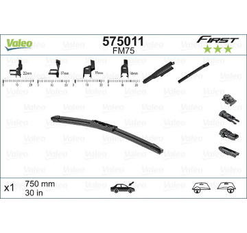 List stěrače VALEO 575011