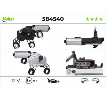 Motor stieračov VALEO 584540