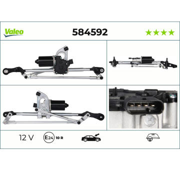 Motor stěračů VALEO 584592