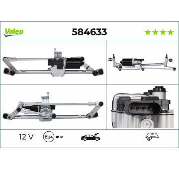 Motor stěračů VALEO 584633