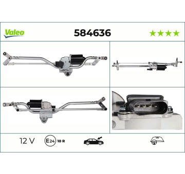Motor stěračů VALEO 584636