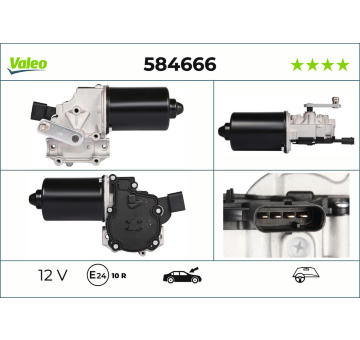 Motor stěračů VALEO 584666